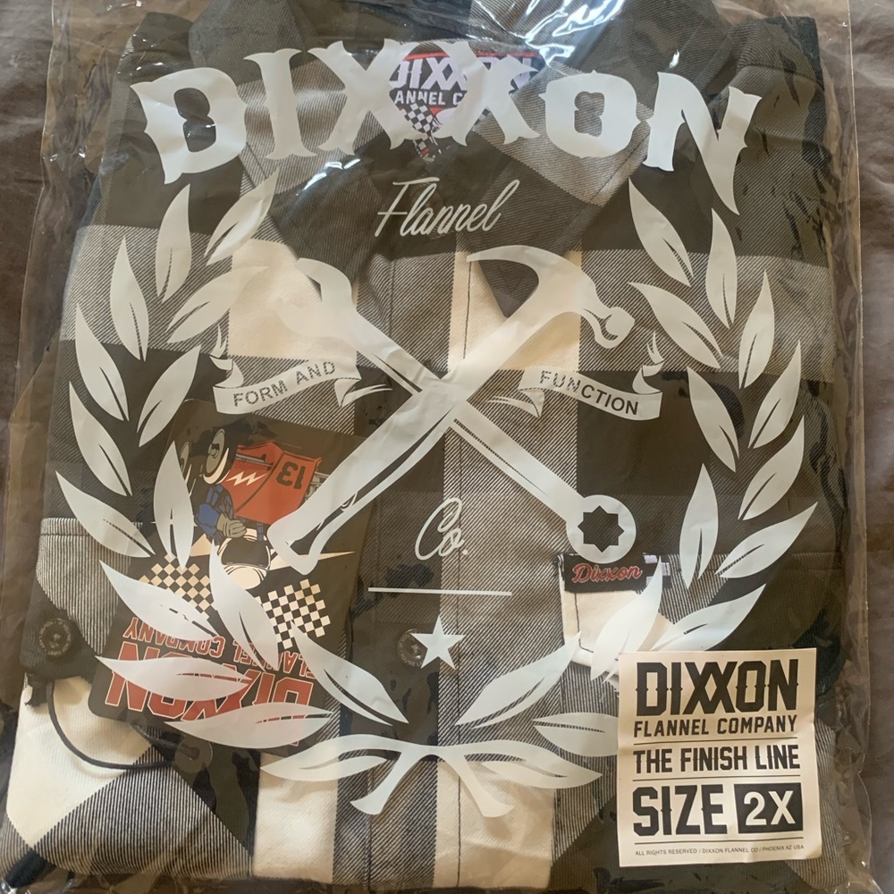 Dixxon button up flannel 2XL
